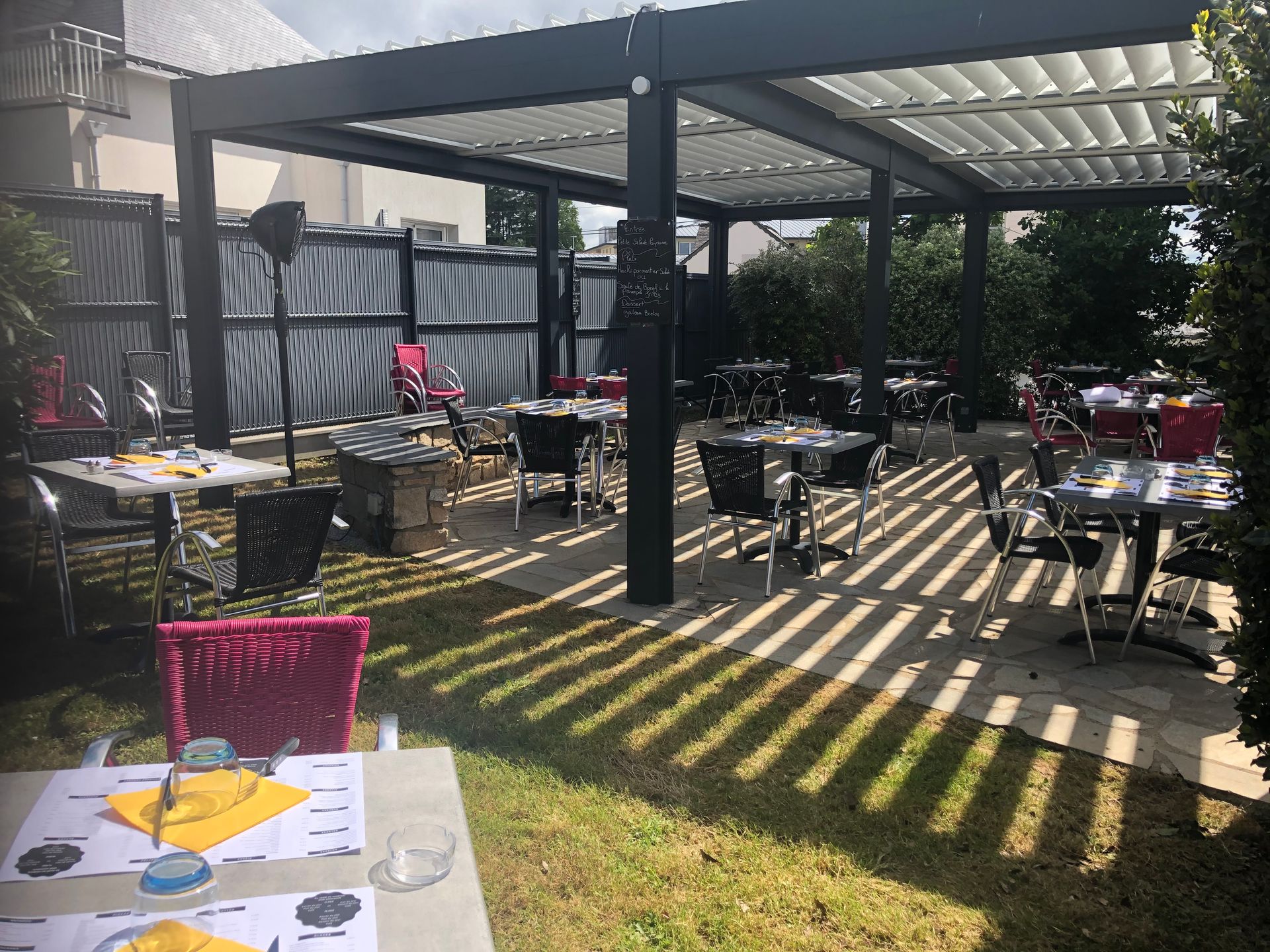 Pergola bioclimatique