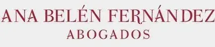 Logo reading &ldquo;ANA BEL&Eacute;N FERN&Aacute;NDEZ ABOGADOS&rdquo; in maroon text on a light background