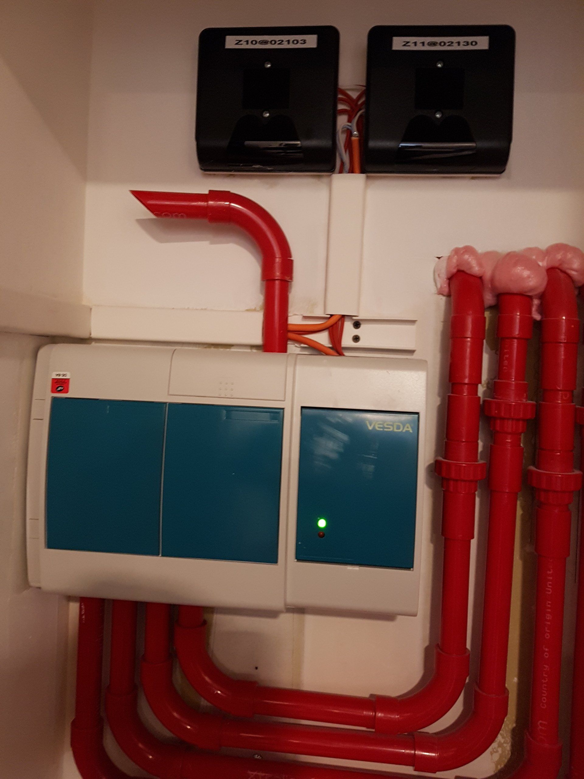 Centrale d'aspiration de fumées