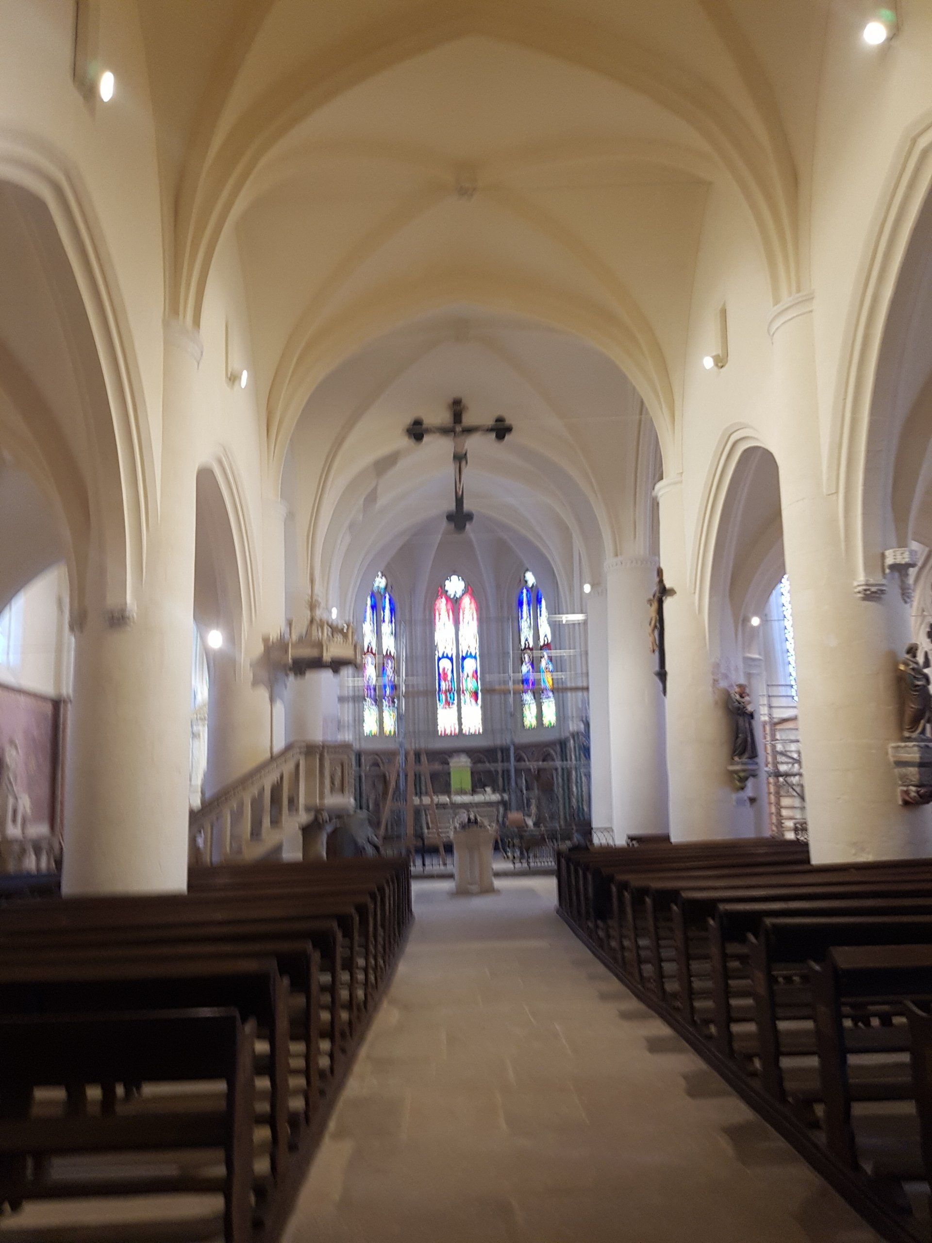 Travaux d'électricité pour l'église