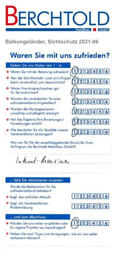 Berchtold Metallbau GmbH