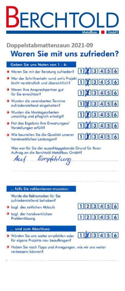 Berchtold Metallbau GmbH