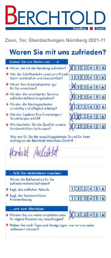 Berchtold Metallbau GmbH