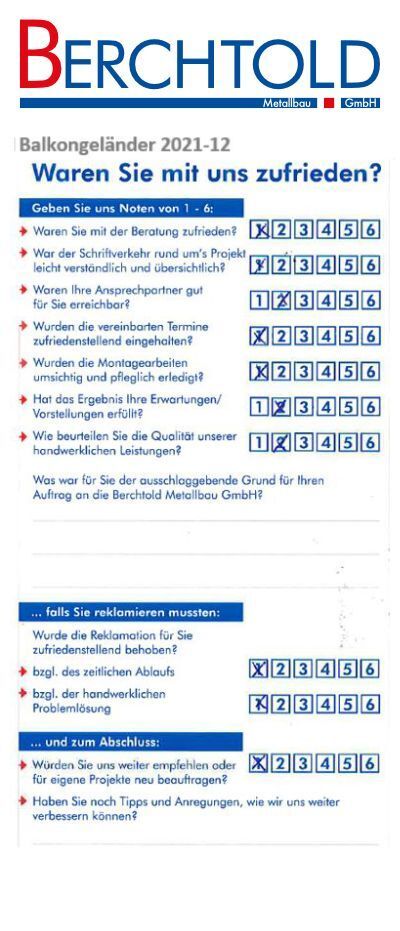 Berchtold Metallbau GmbH