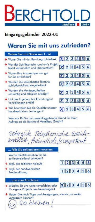 Berchtold Metallbau GmbH