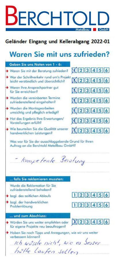 Berchtold Metallbau GmbH