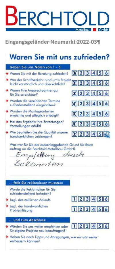 Berchtold Metallbau GmbH