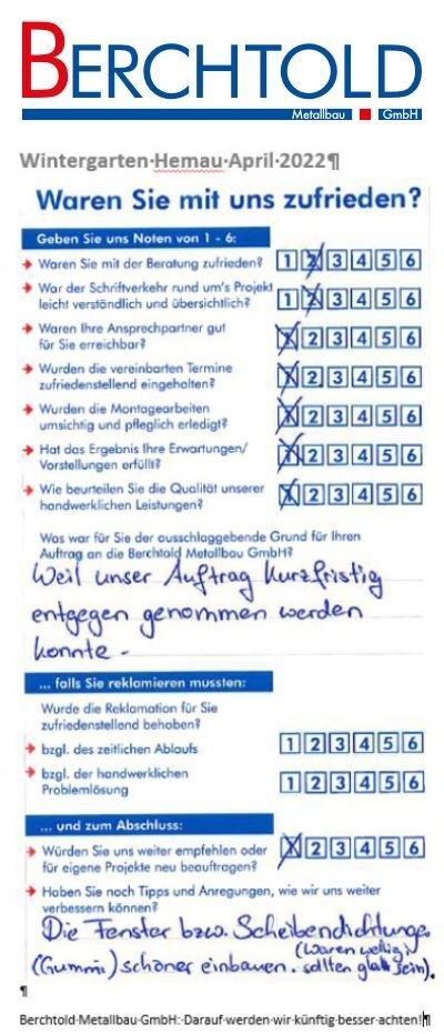 Berchtold Metallbau GmbH