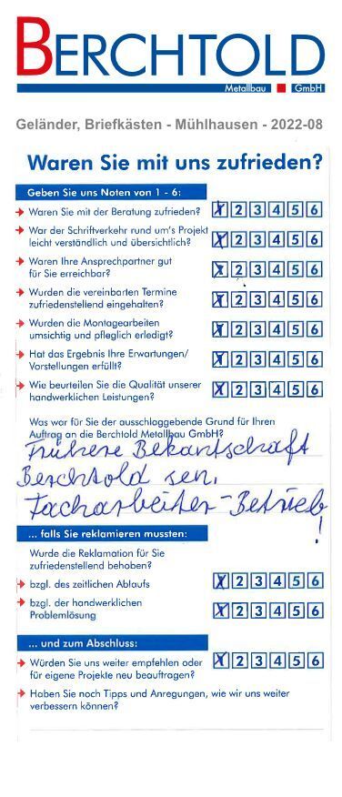 Berchtold Metallbau GmbH