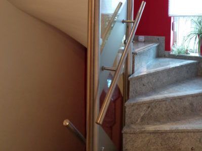 Foto Treppe und Geländer