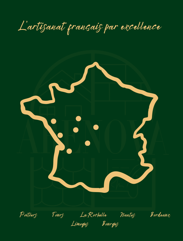 Carte de la françe by Arénova