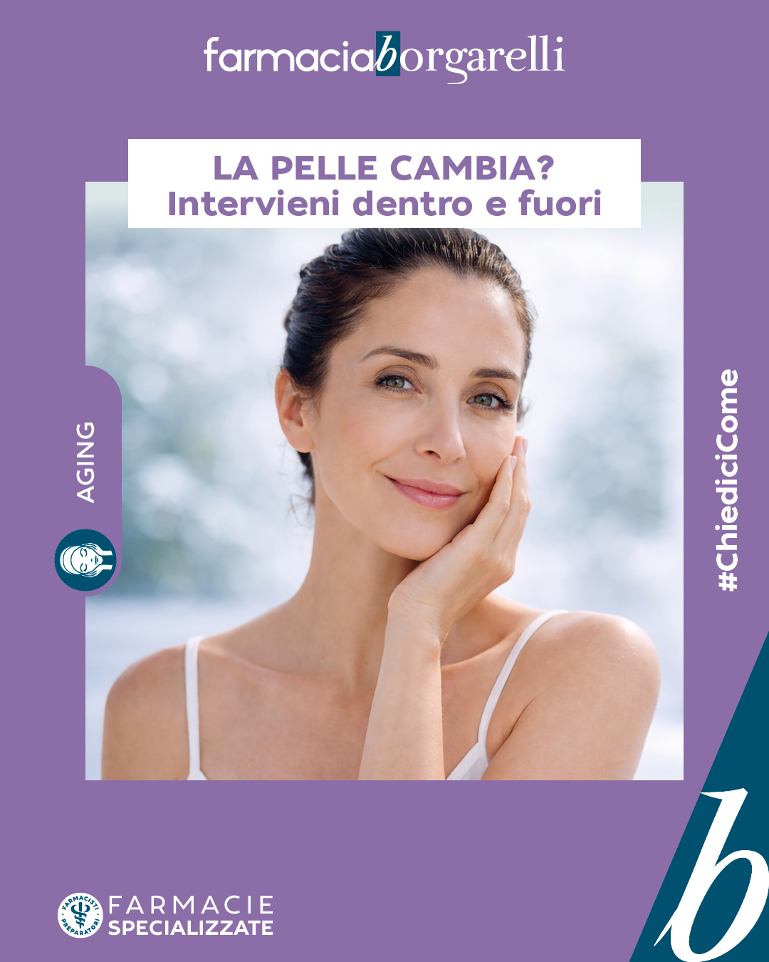 Donna con un cartello 