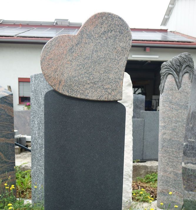 Grabstein Herz