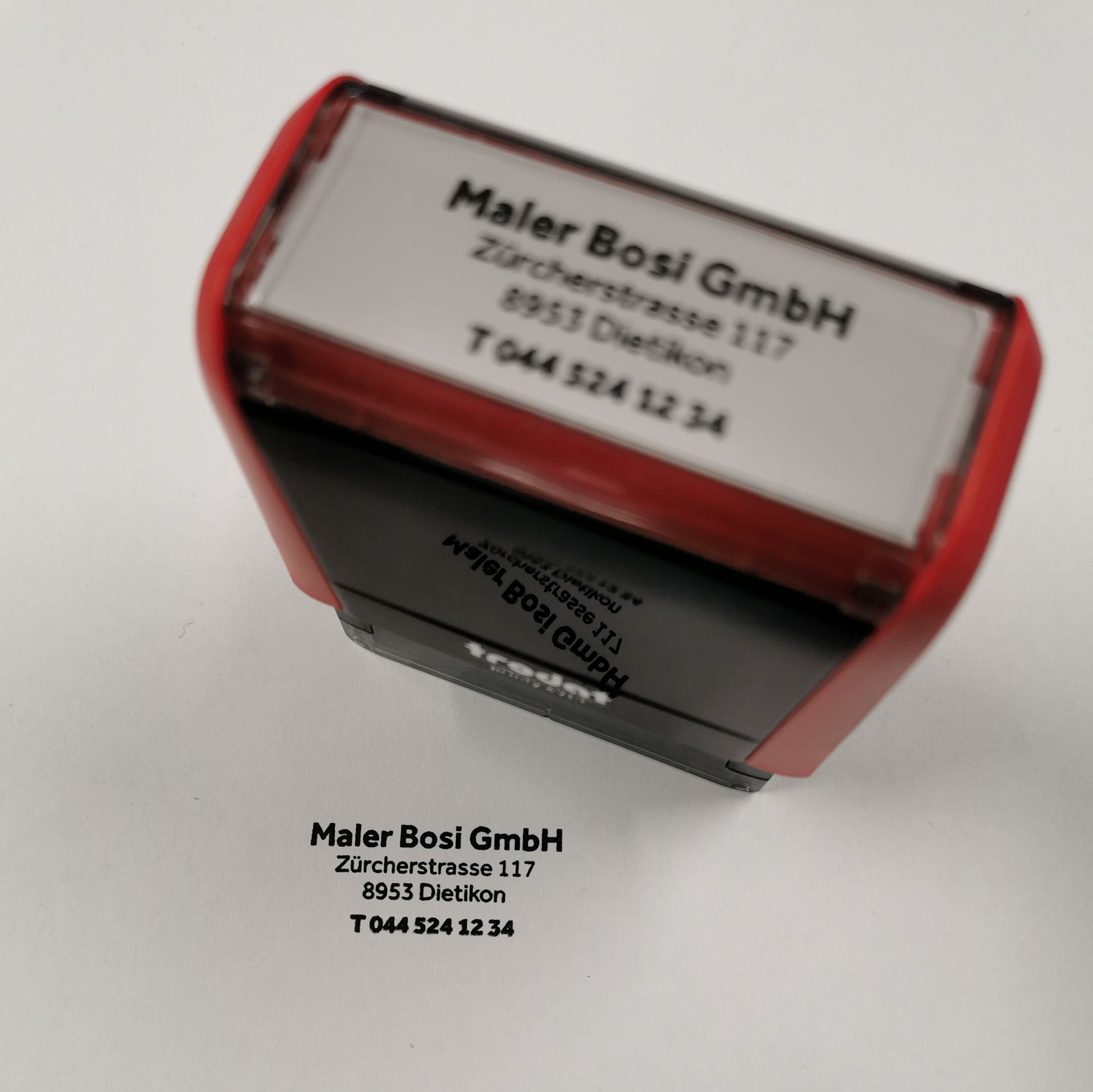 Stempel Druck - ABC reklame centrale - Zürich Altstetten