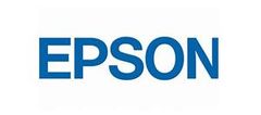Logotipo azul de EPSON sobre fondo blanco