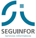SEGUINFOR logo in blue and gray with the text &ldquo;Servicios Inform&aacute;ticos&rdquo;