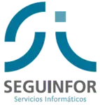 SEGUINFOR logo in blue and gray with the text &ldquo;Servicios Inform&aacute;ticos&rdquo;