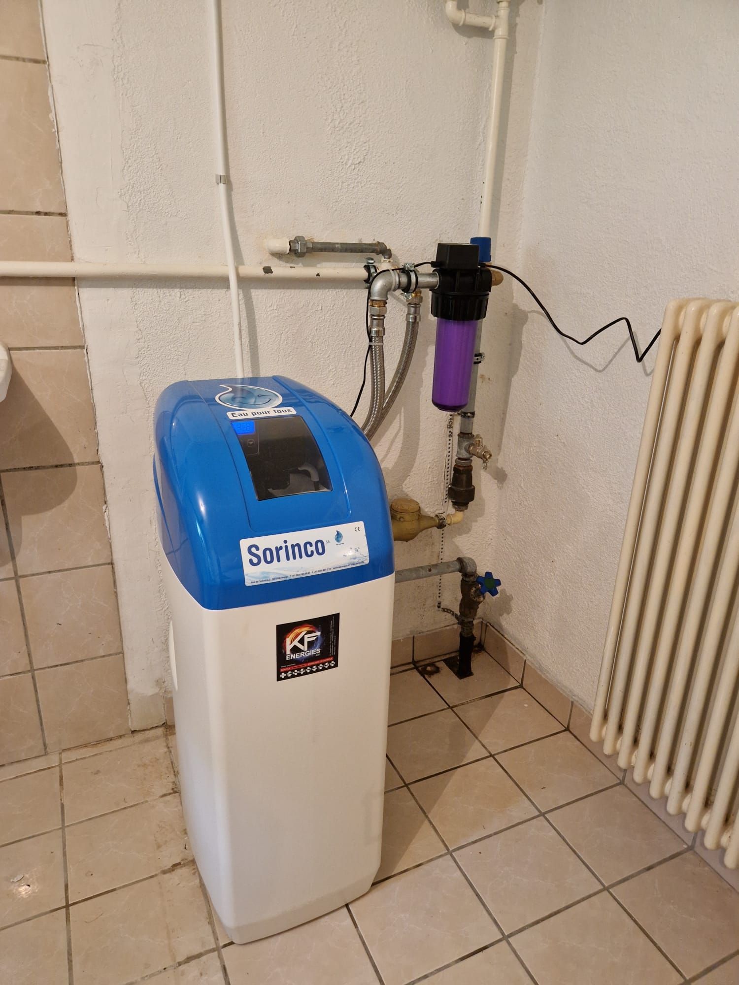 K. F. Energies Sàrl – Installation sanitaire | Rénovation salles de bains | Conduites de gaz | Dépannage - Neuchâtel - Val-de-Travers