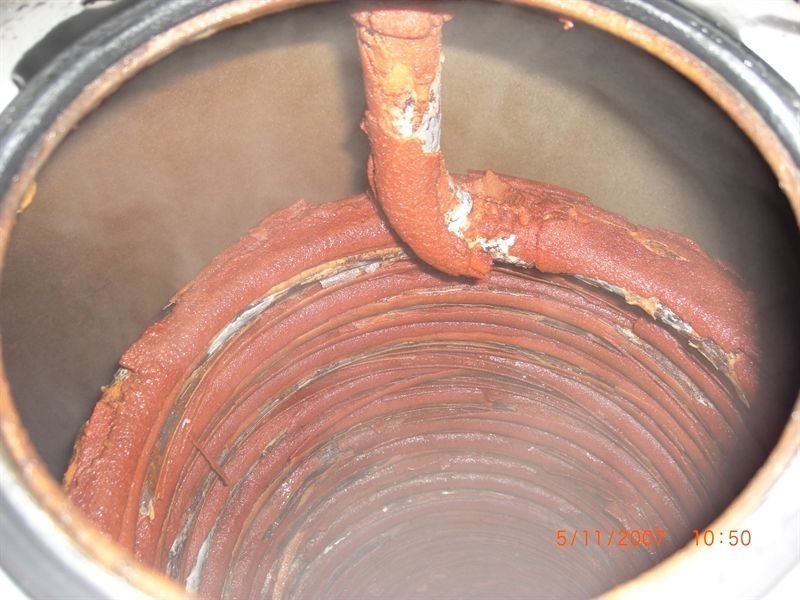 Warmwasserbereiter vorher