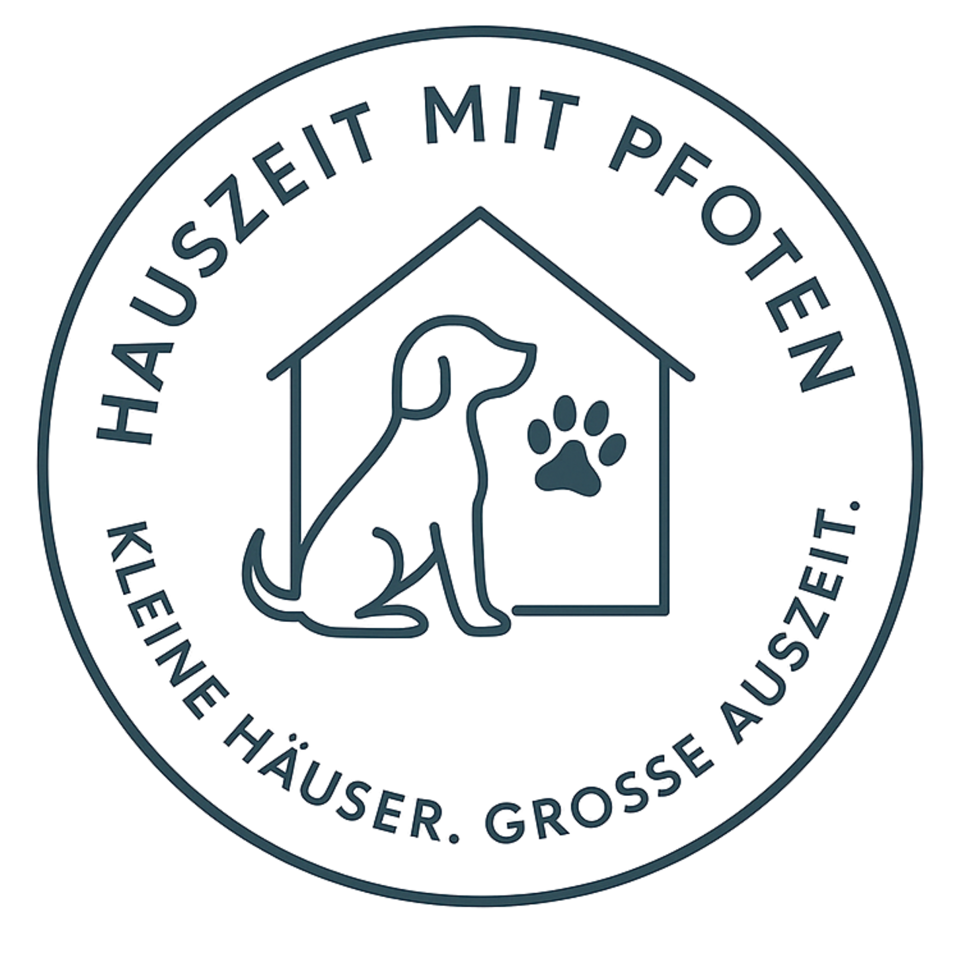 Ankommen. Durchatmen. Momente genießen Hauszeit mit Pfoten I Kleine Häuser. Grosse Auszeit