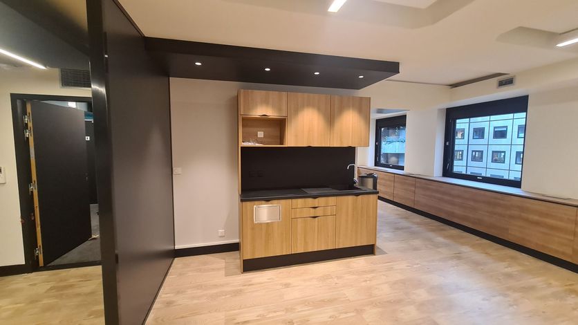 Espace cuisine sur mesure d'une entreprise