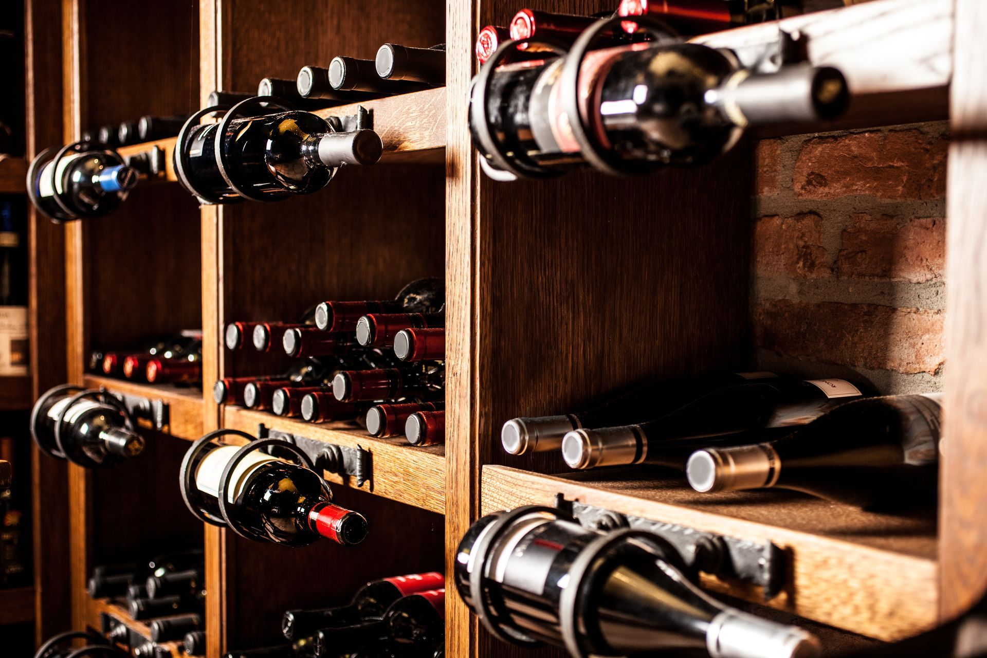 Détails d'une cave à vin sur mesure