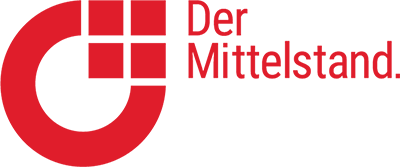 Ein rot-weißes Logo für den Mittelstand