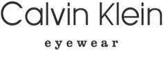 Das Logo von Calvin Klein Eyewear befindet sich auf einem weißen Hintergrund.