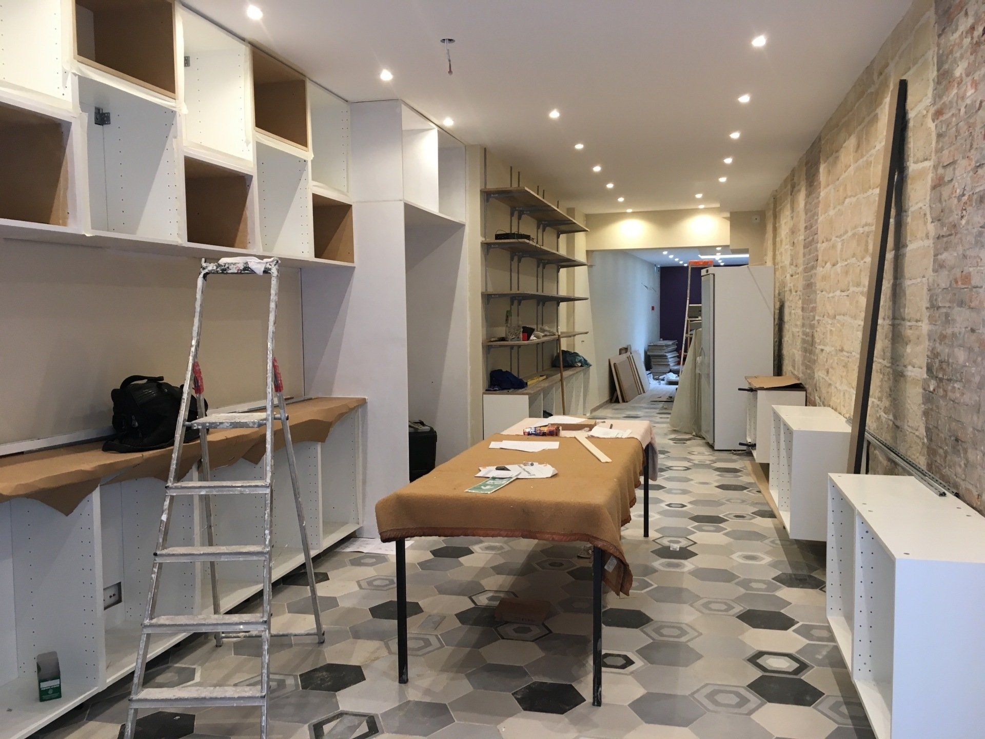 Travaux d'aménagement intérieur