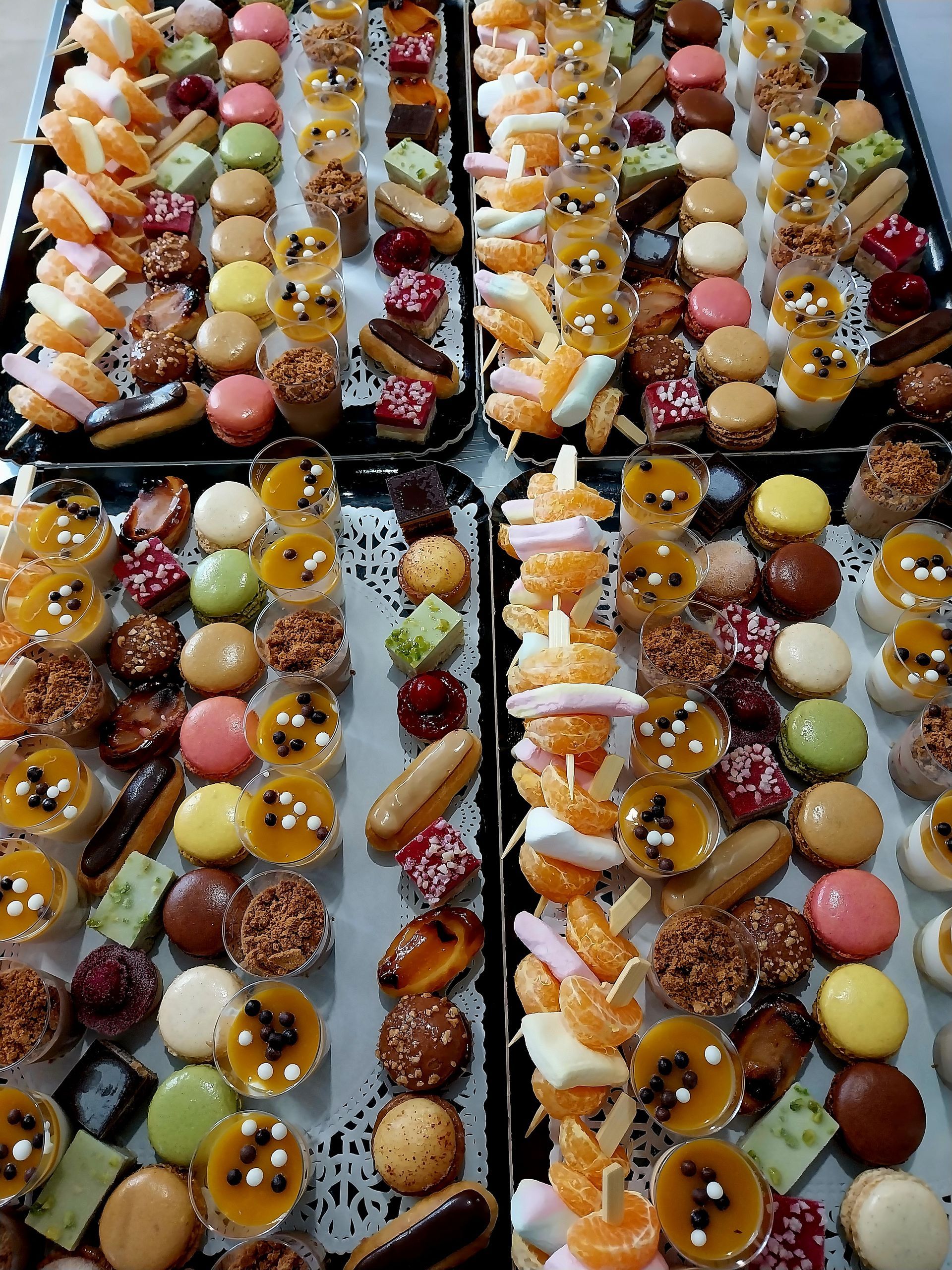 Plateaux de viennoiseries miniatures