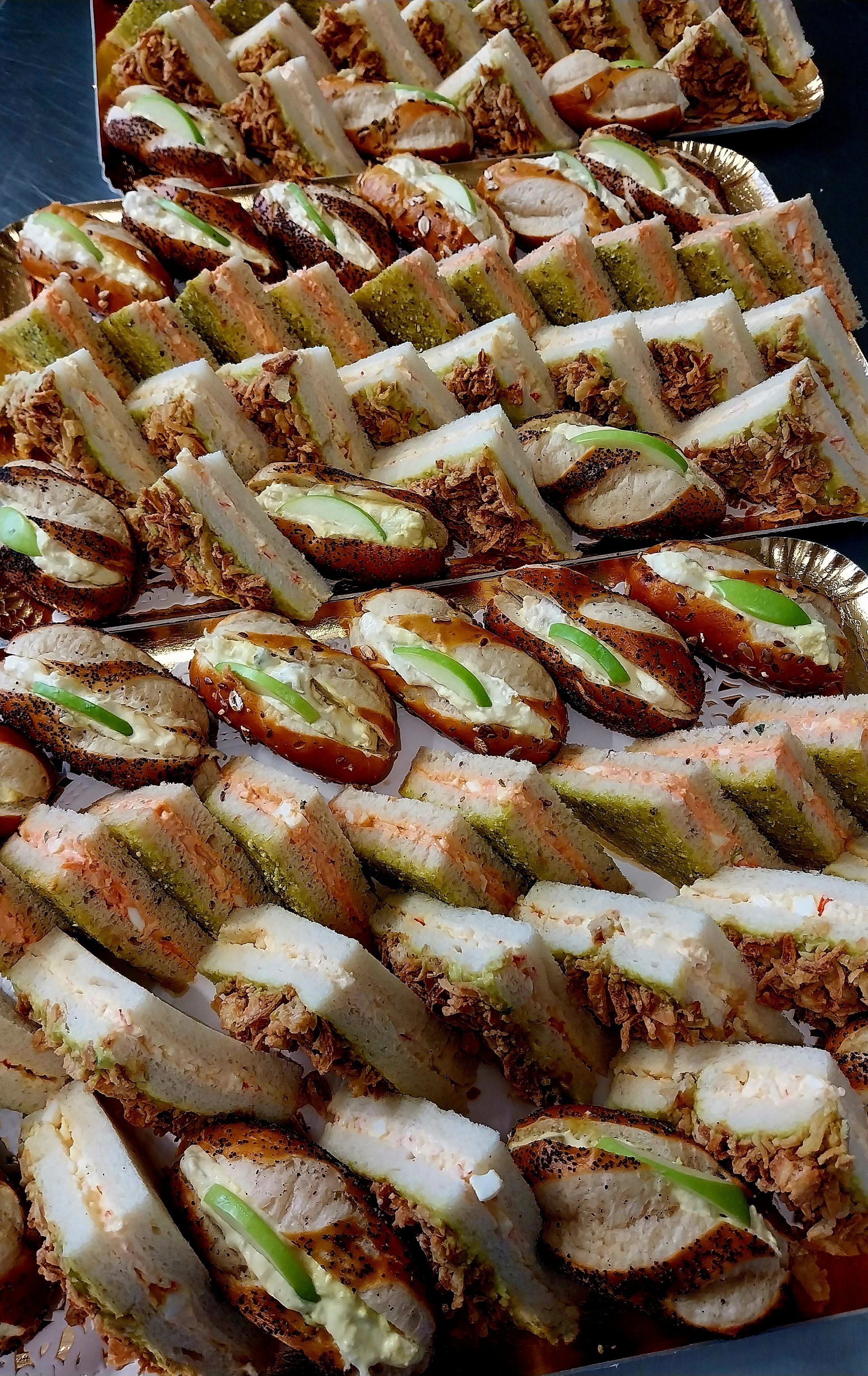 Plateaux de toasts pains