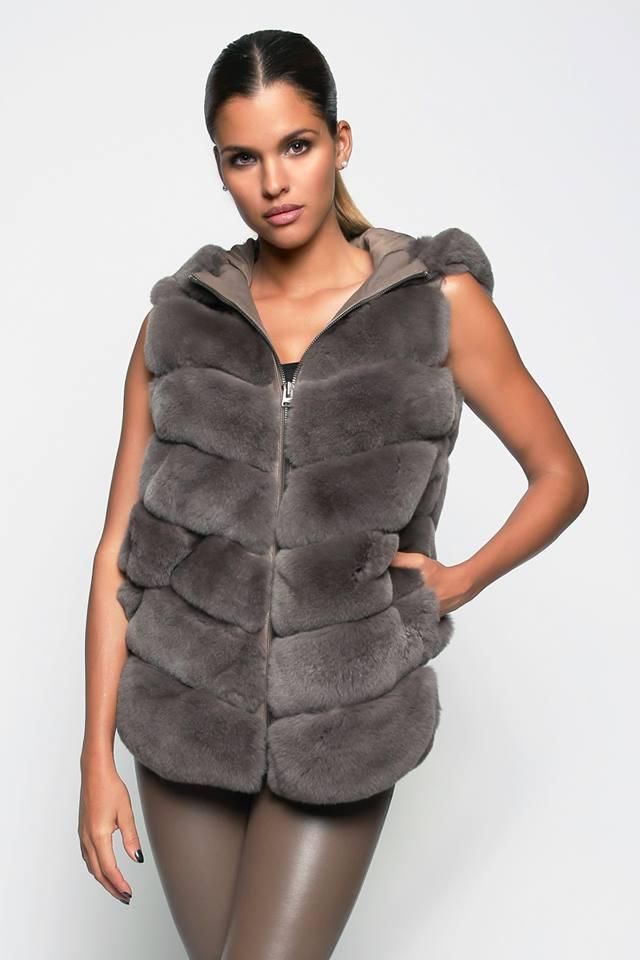 Rex rabbit gilet – SR Furs Diffusion Ltd