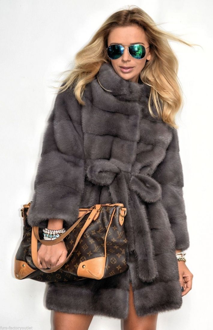 Blue iris mink jacket – SR Furs Diffusion Ltd