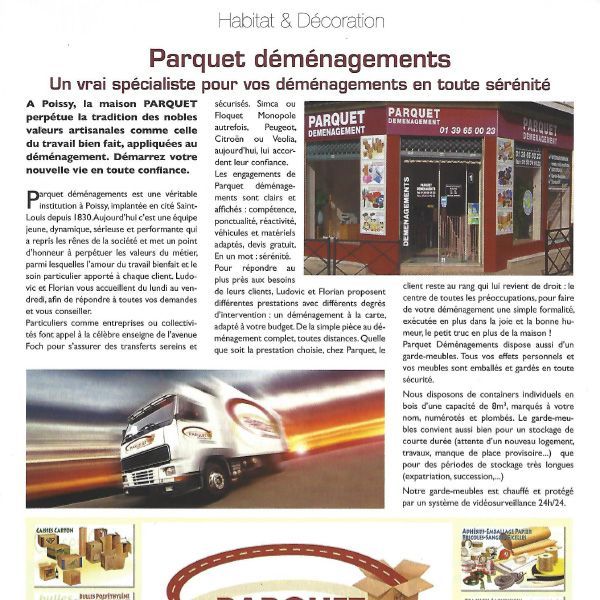 Article de journal.