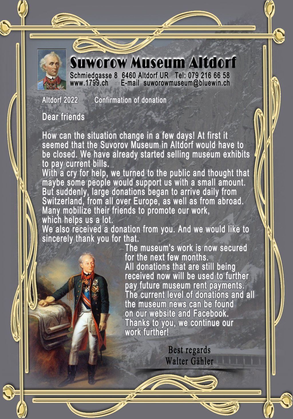 Suworow Museum Altdorf UR
