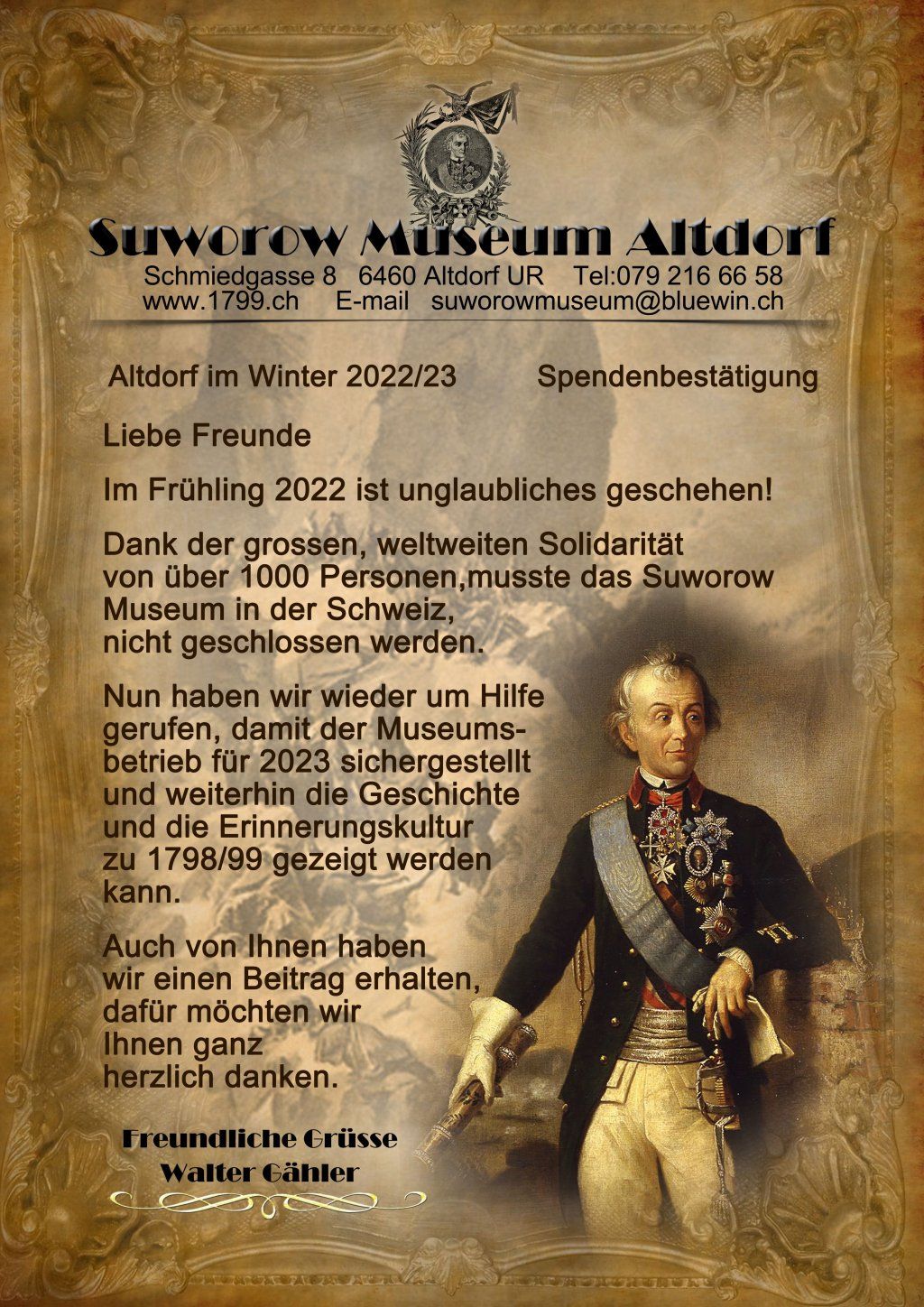 Suworow Museum Altdorf UR