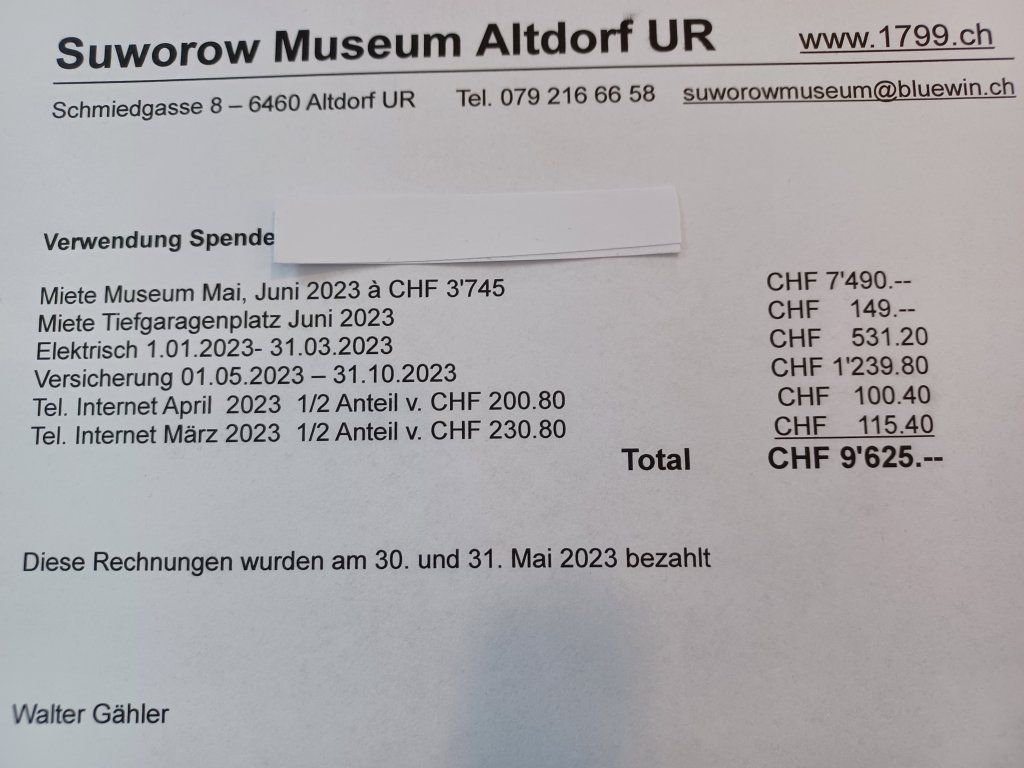 Suworow Museum Altdorf UR