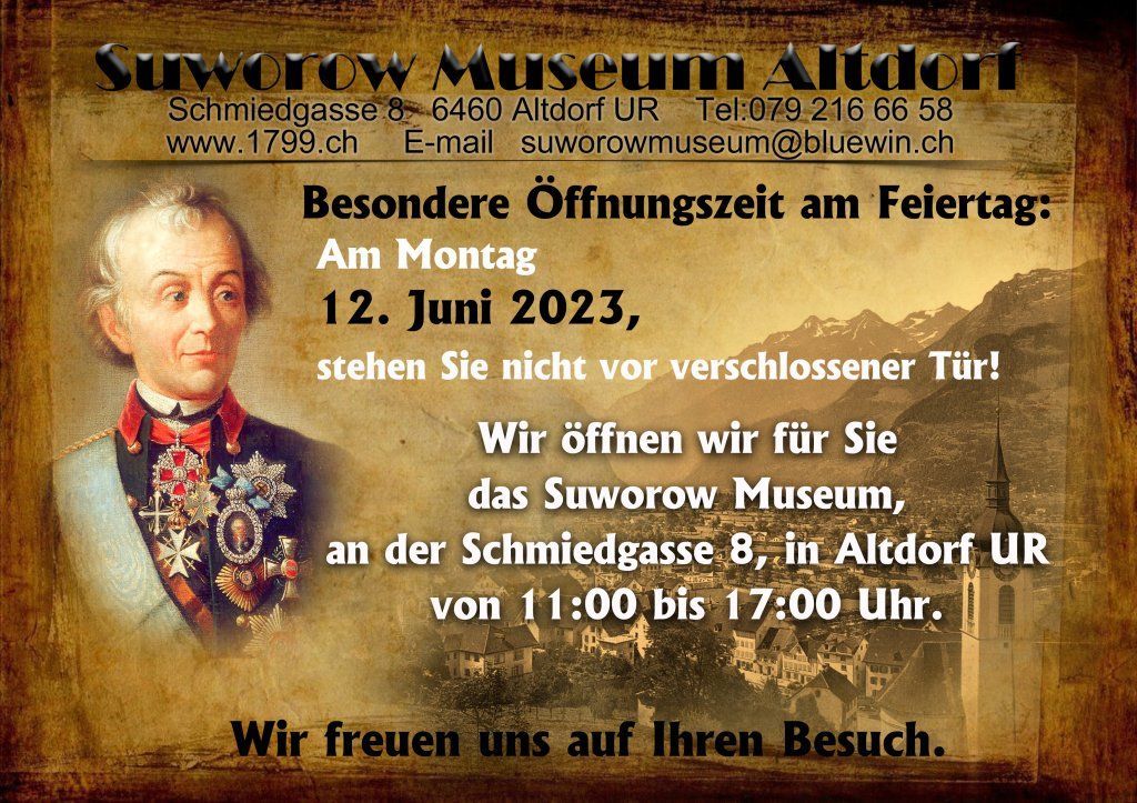 Suworow Museum Altdorf UR