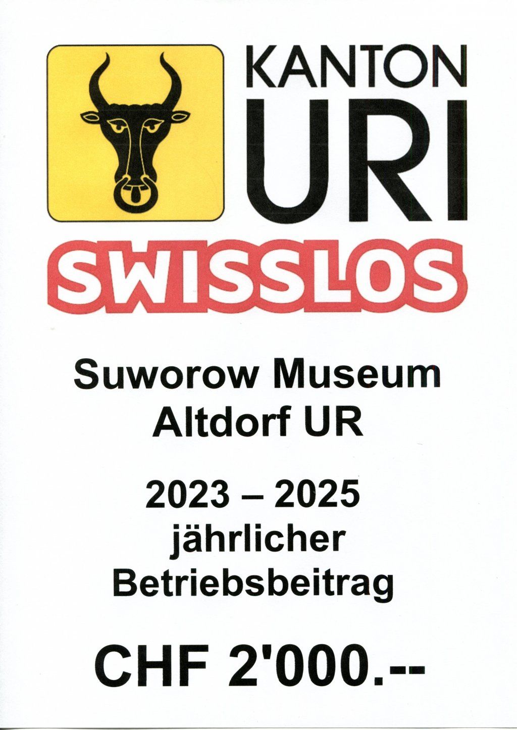 Suworow Museum Altdorf UR