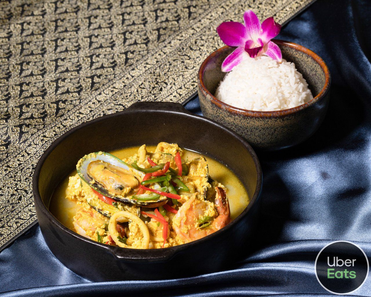 Thaise soep schaaldieren