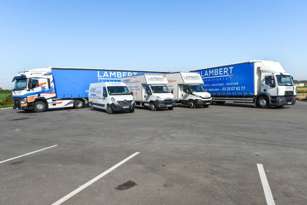 Éventail de véhicules Lambert Transports