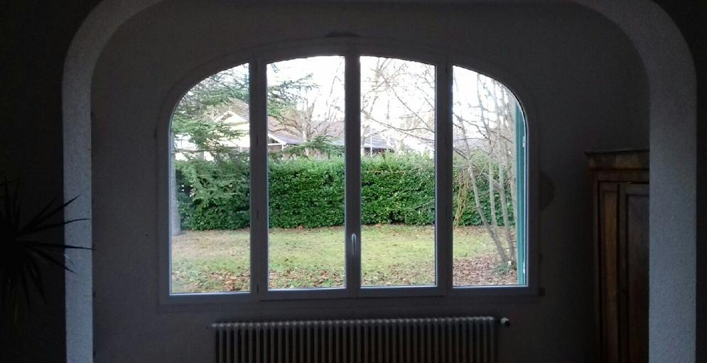 Menuiserie Cintrée vue intérieure