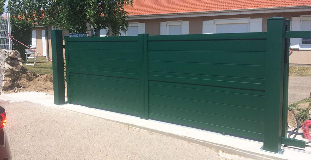 Portail de clôture aluminium