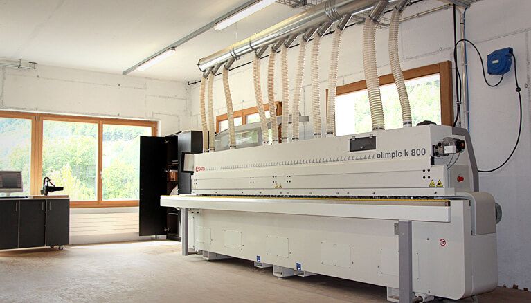 macchina di ultima generazione per lavorare il legno - Bruno Clalüna