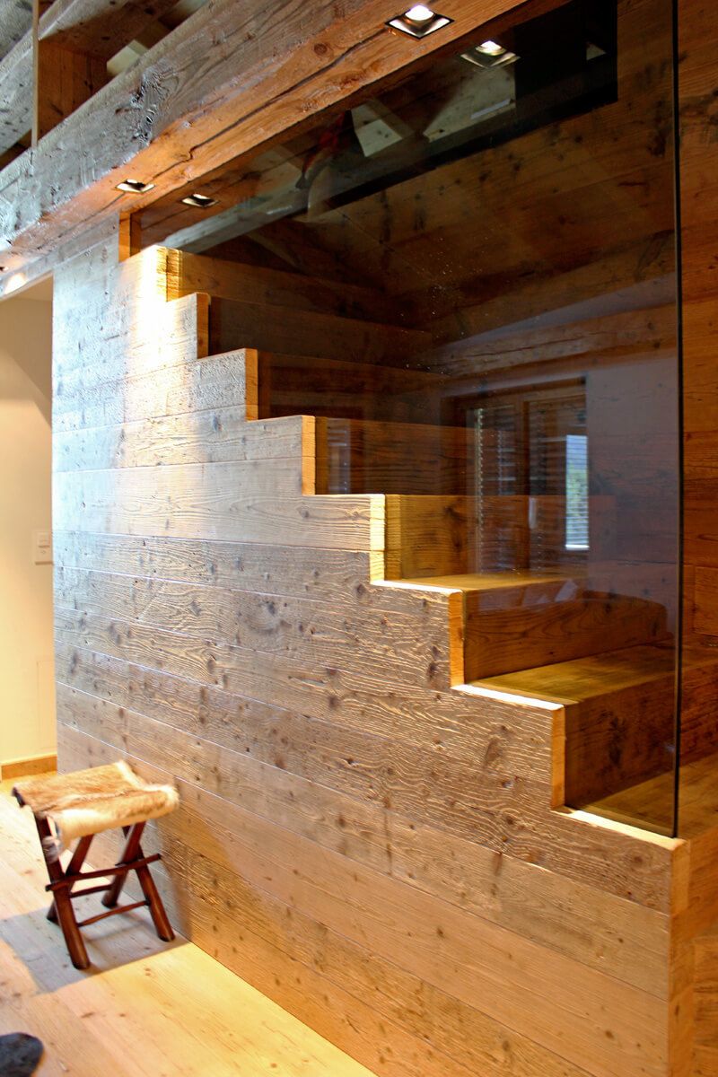 scale interne in legno - Bruno Clalüna