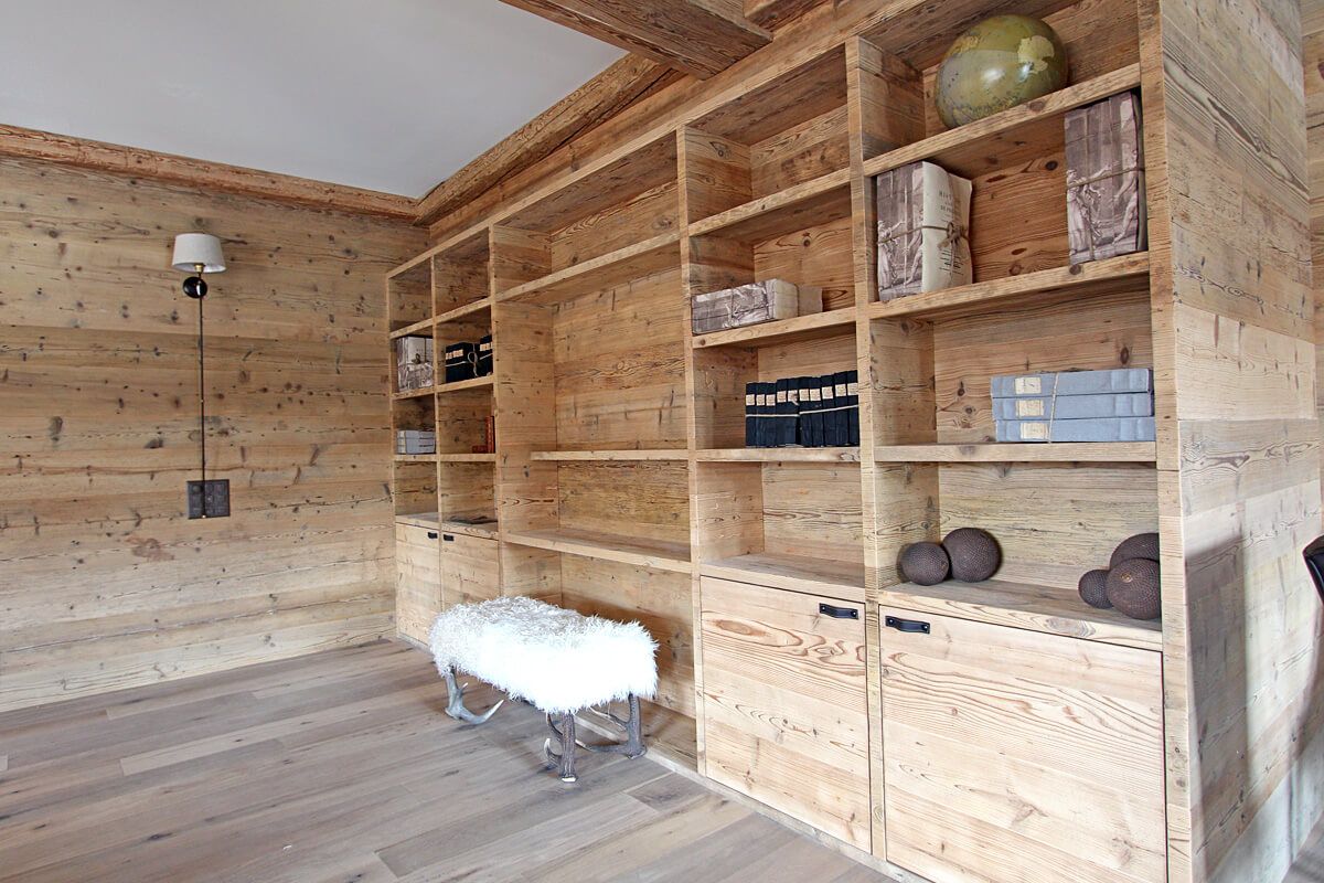 libreria in legno - Bruno Clalüna