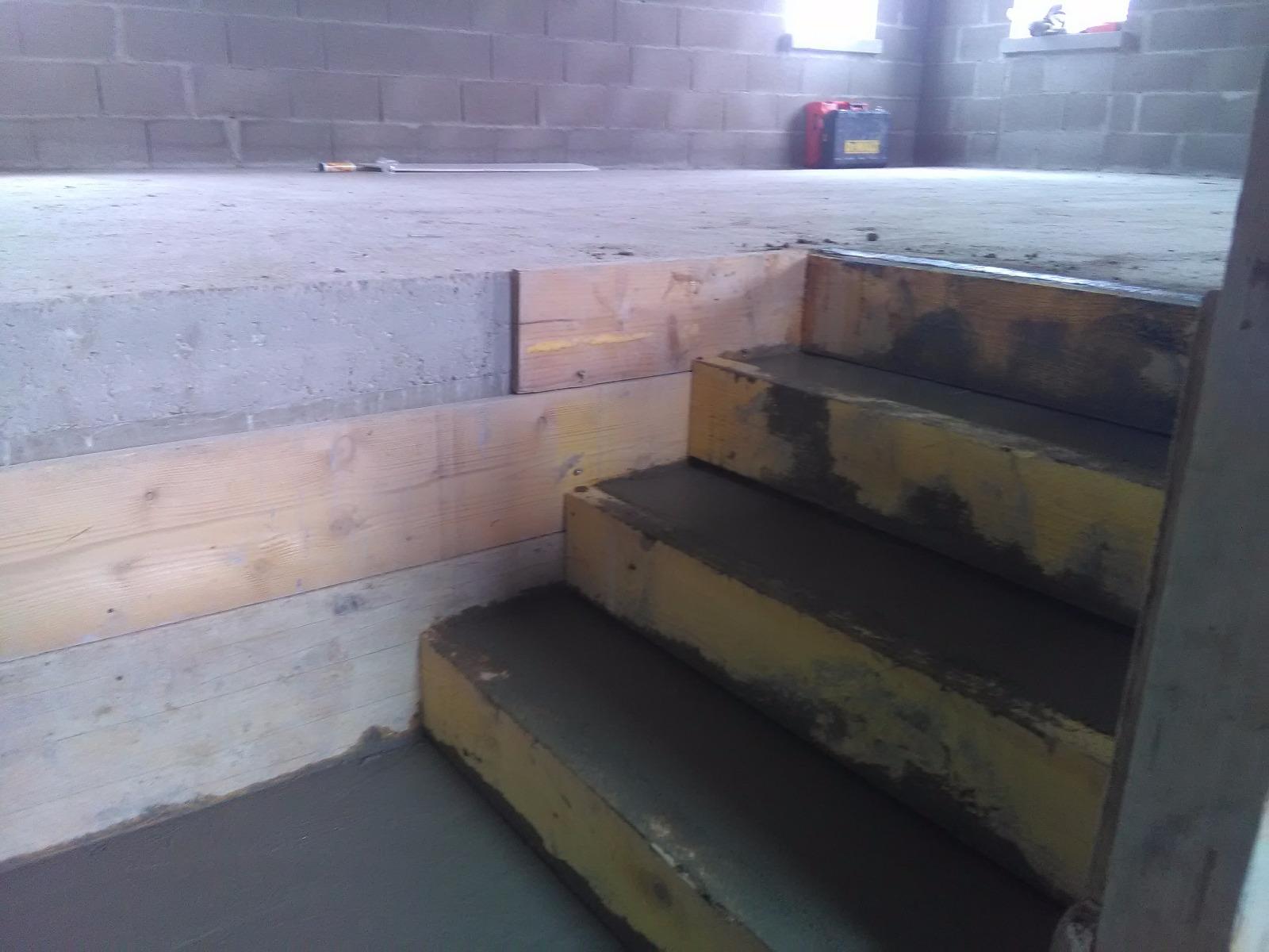 réalisation escalier béton