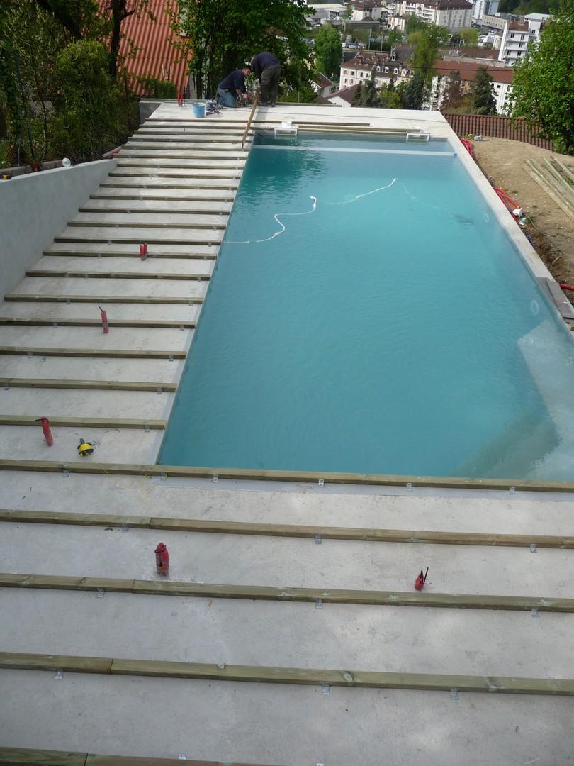 Construction piscine et mise en place d'IP (plages)