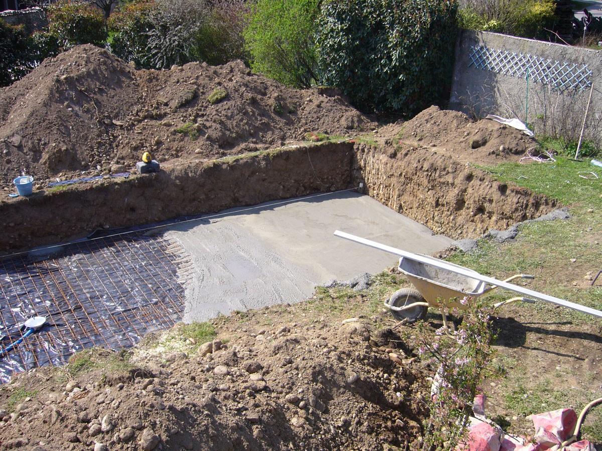 Dalle pour fond de piscine