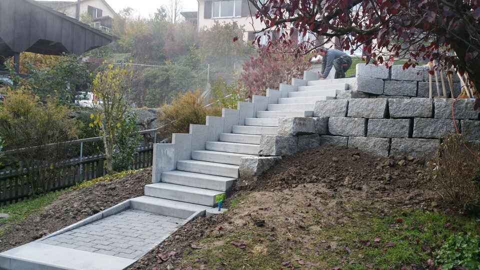 Arbeit der Braun Gartenbau AG